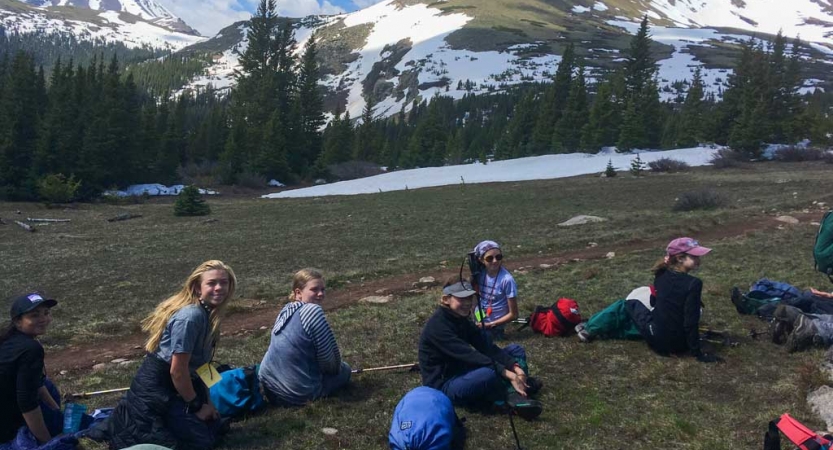 rocky mountain backpacking program for girls only